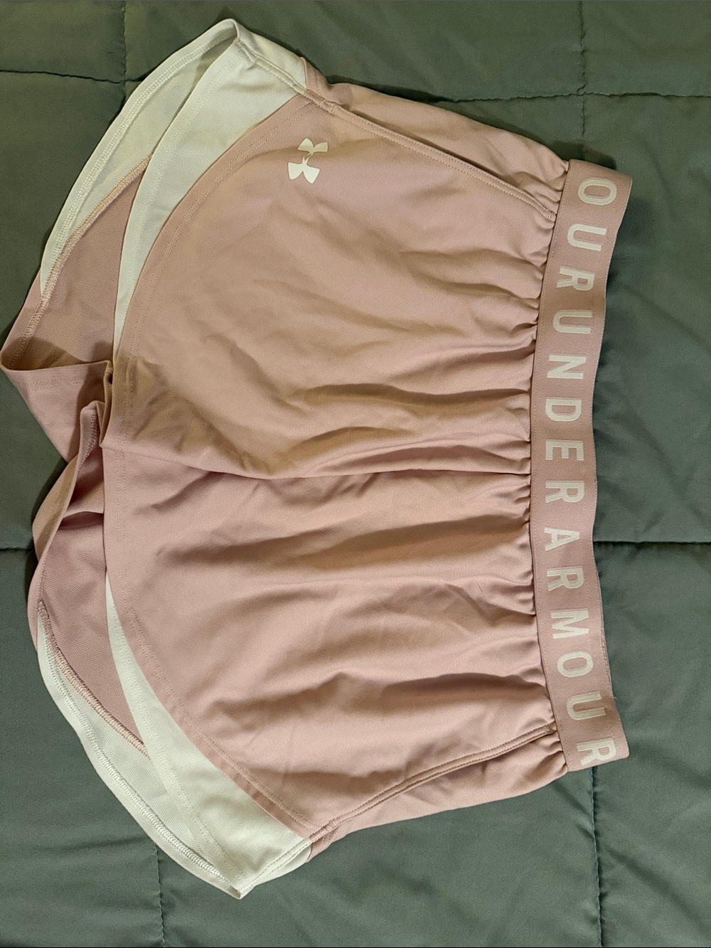 Under Armour Blush Pink Athletic Skirt with White Liner